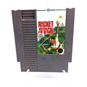 Racket Attack Game for (NES 1988) Nintendo Entertainment System Tennis Tested